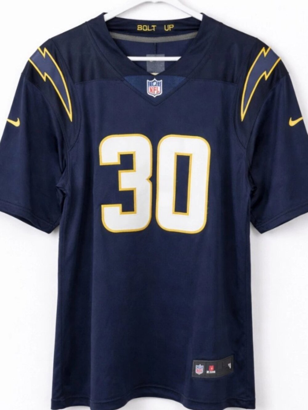 LA Chargers Jersey Mens Large Nike On Field Austin Ekeler #30 Blue NFL